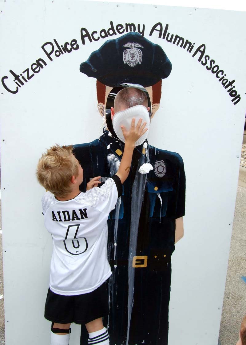 photo of kid playing yard games